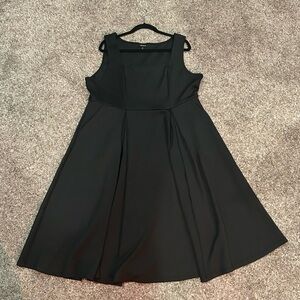 Torrid Black Sleeveless A-Line Midi Dress